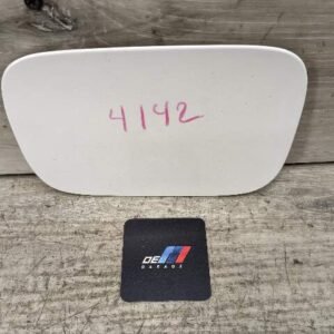 06-13 OEM BMW E88 128 135 Convertible Rear Fuel Gas Tank Flap Lid Cover White