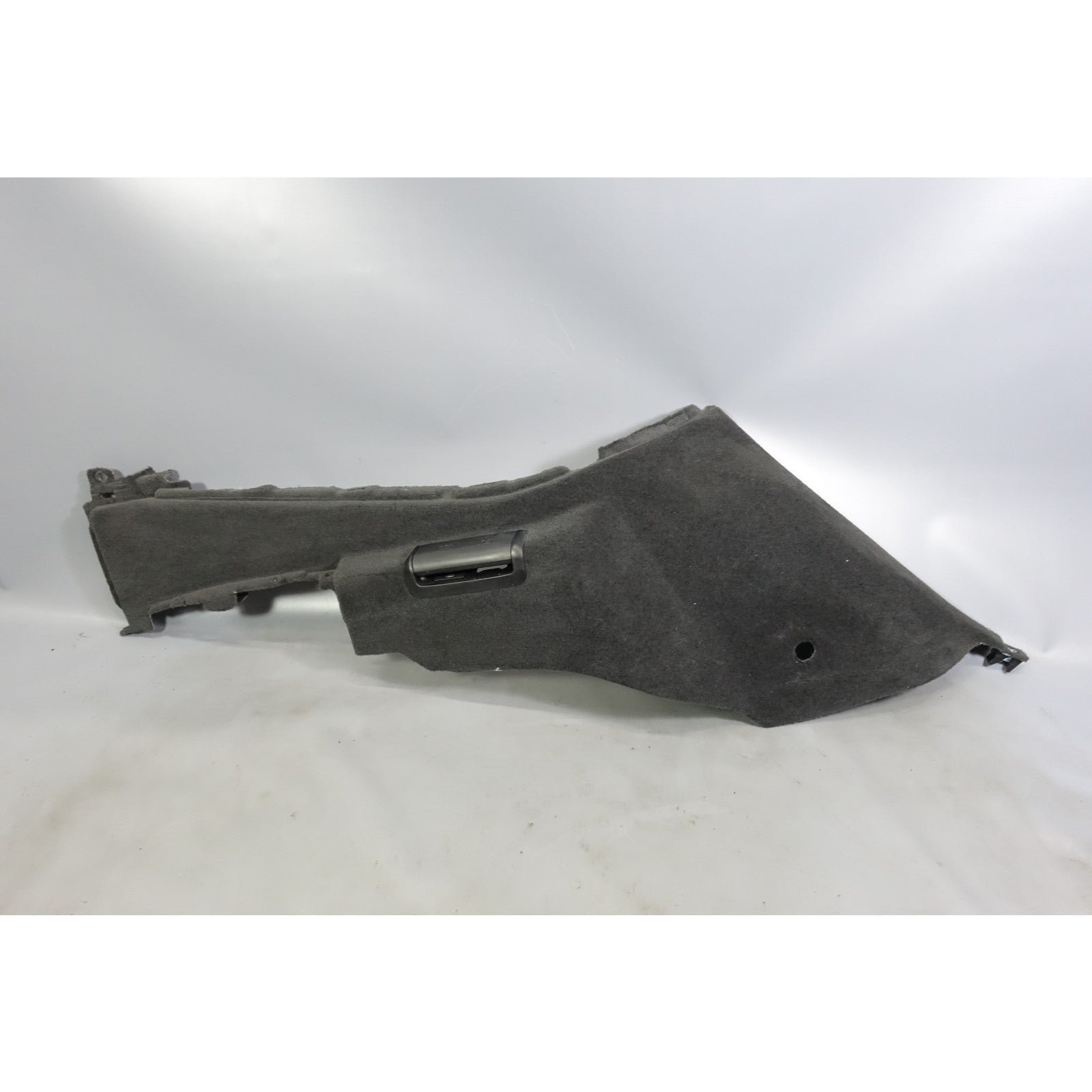 BMW G07 X7 Left Front Lower Trunk Trim Panel Wall Carpet Black OEM 2019-2025