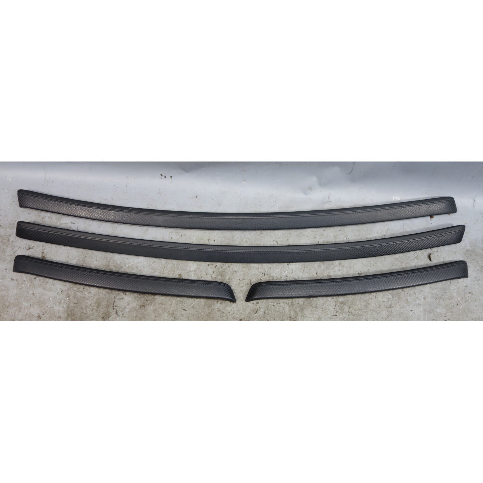 2008-2013 BMW E92 E93 M3 Interior Armrest Trim Set Carbon Structure Leather OEM