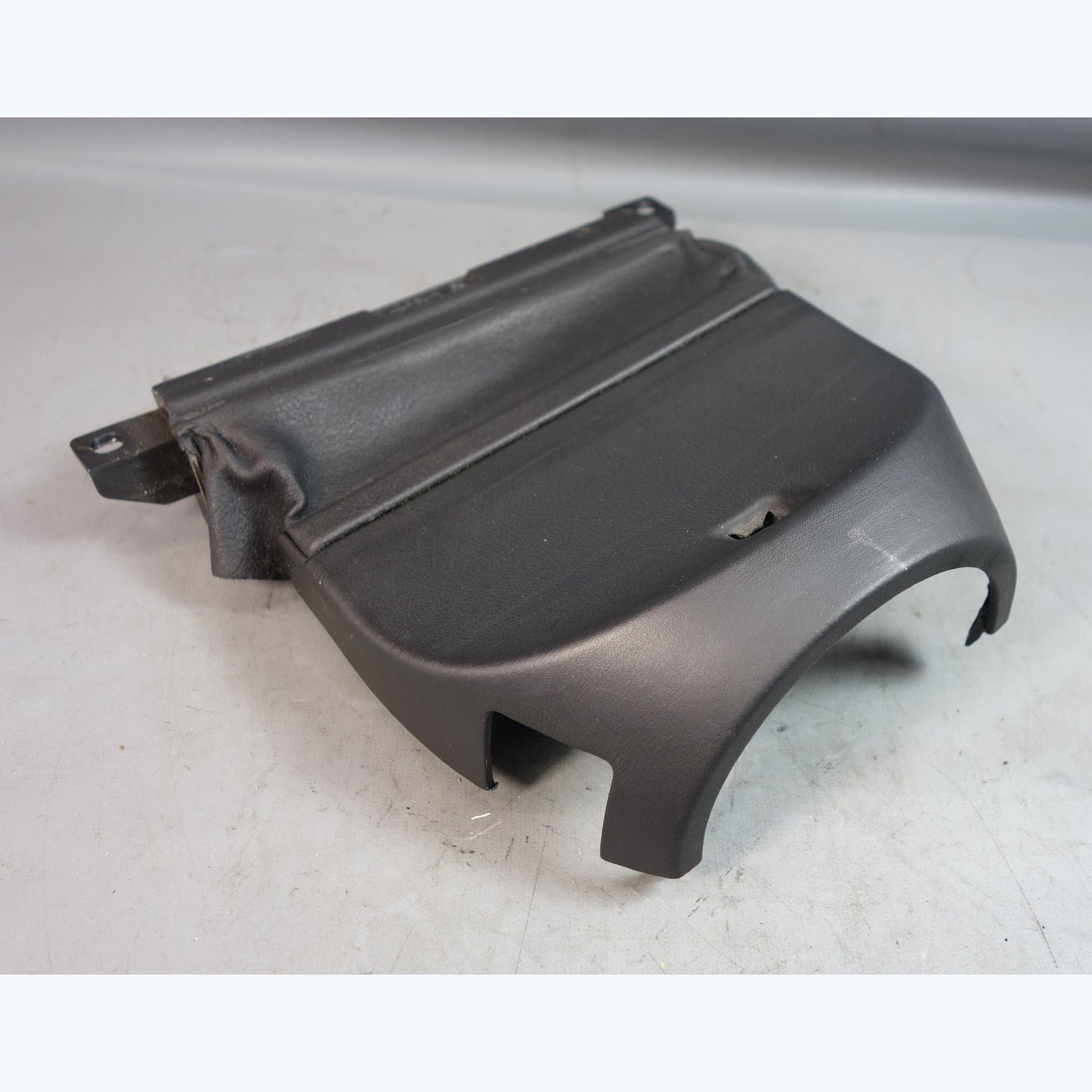 Damaged 00-03 BMW E39 M5 Factory Upper Steering Column Trim Black Leather OEM