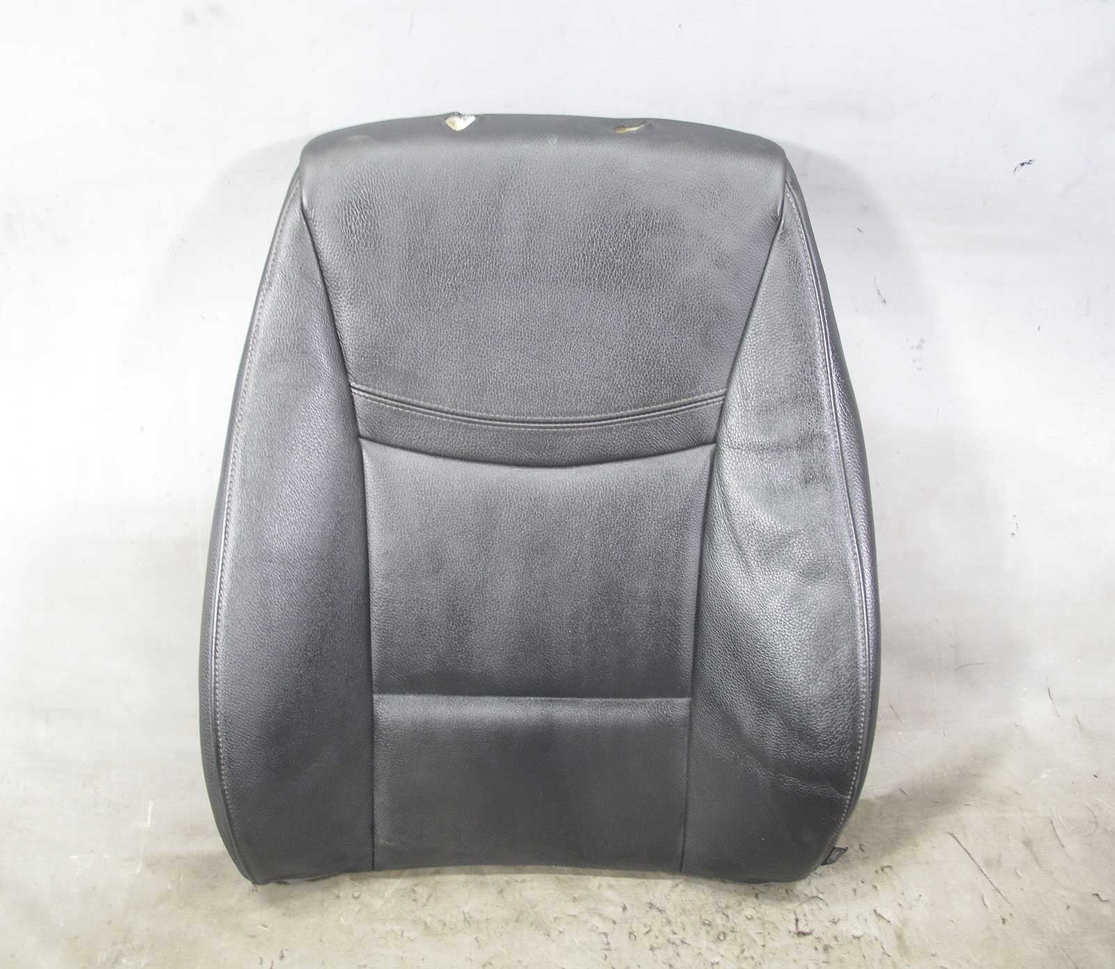 2009-2012 BMW E90 E91 3-Series 4door Left Front Seat Backrest Pad Black Leather