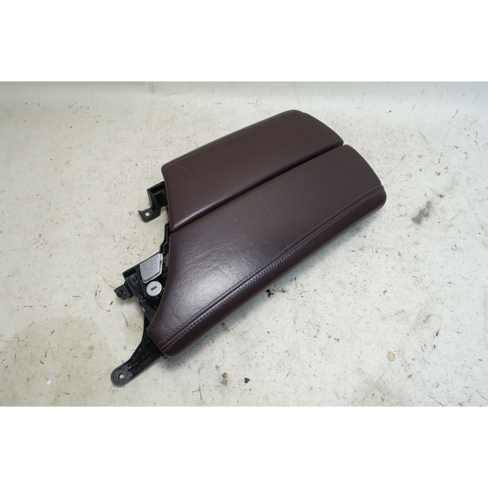 BMW F10 5-Series Front Center Armrest Mocha Nappa Leather OEM 2014-2016
