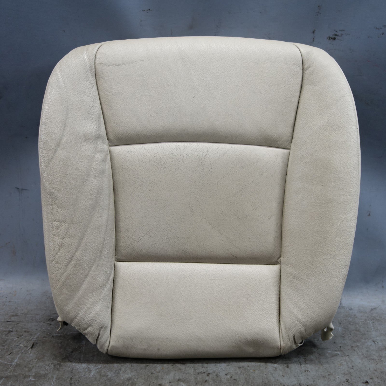 2011-2013 BMW 5-Series F10 Left Drivers Seat Bottom Cushion Oyster Leather OEM