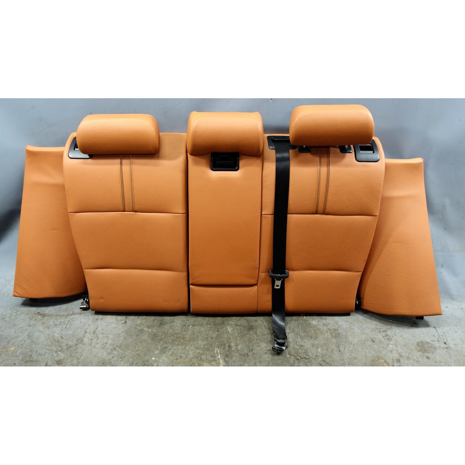 2004-2006 BMW E83 X3 Early Rear Seat Backrest Terra Cotta Brown Leather OEM