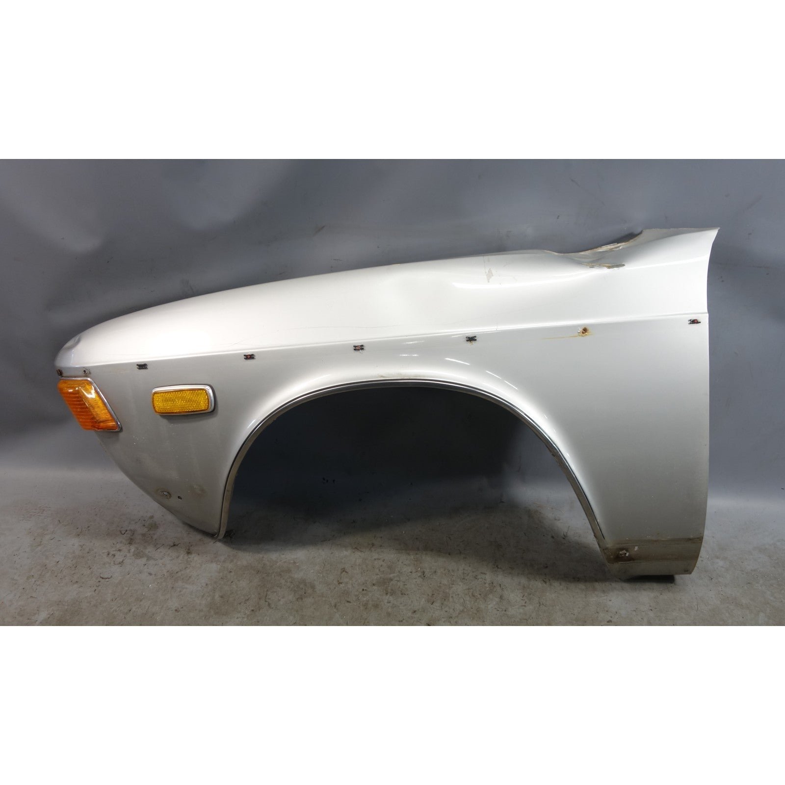 Damaged 69-76 BMW E3 3.0 2800 Sedan Front Left Fender Panel Silver OEM