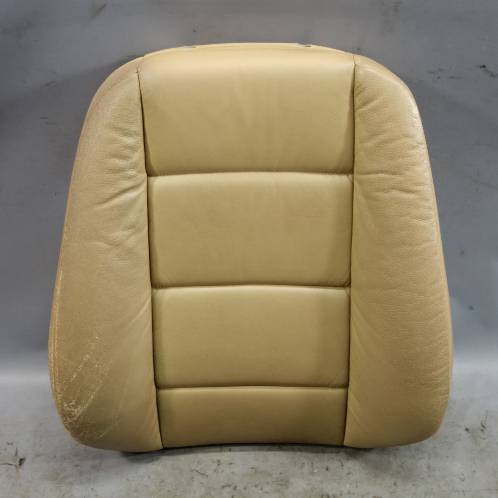 1995-1999 BMW E36 3-Series Factory Front Seat Back Rest Sand Beige Leather OEM