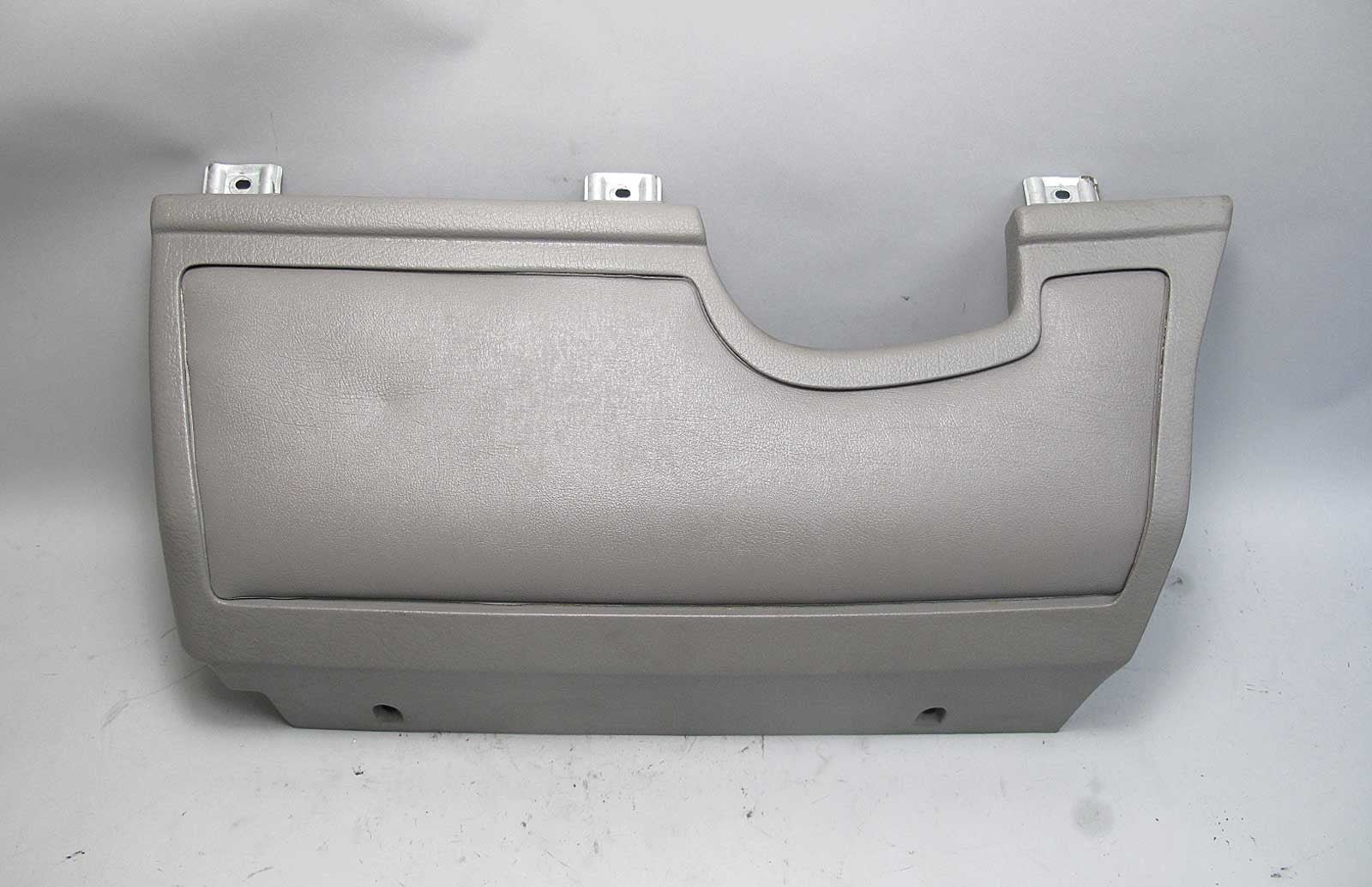 BMW E32 7-Series Front Drivers Lower Dash Knee Bolster Trim Silver Grey 88-94 OE