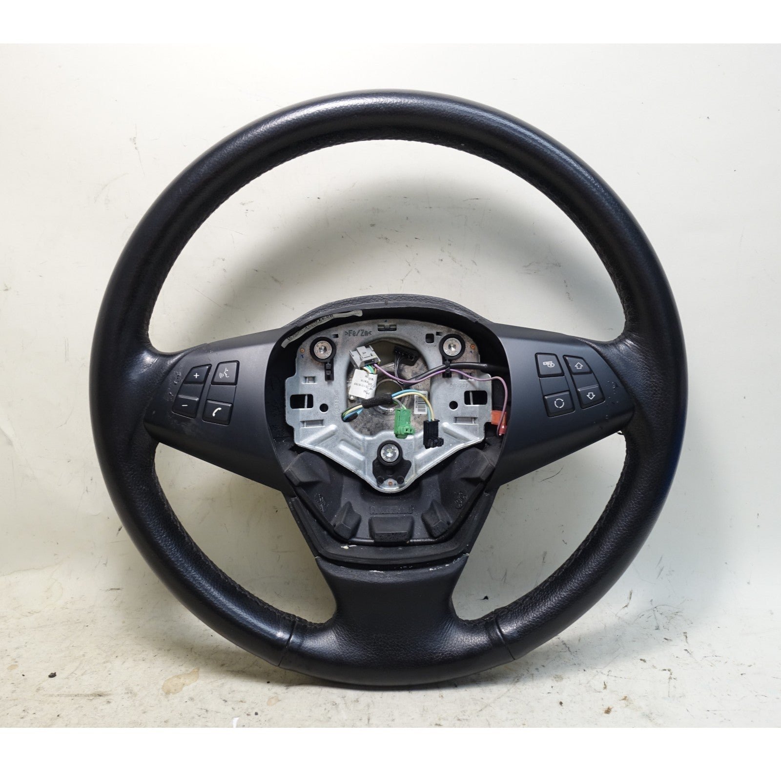 2010-2013 BMW E70 X5 Leather Steering Wheel Multifunction Buttons OEM