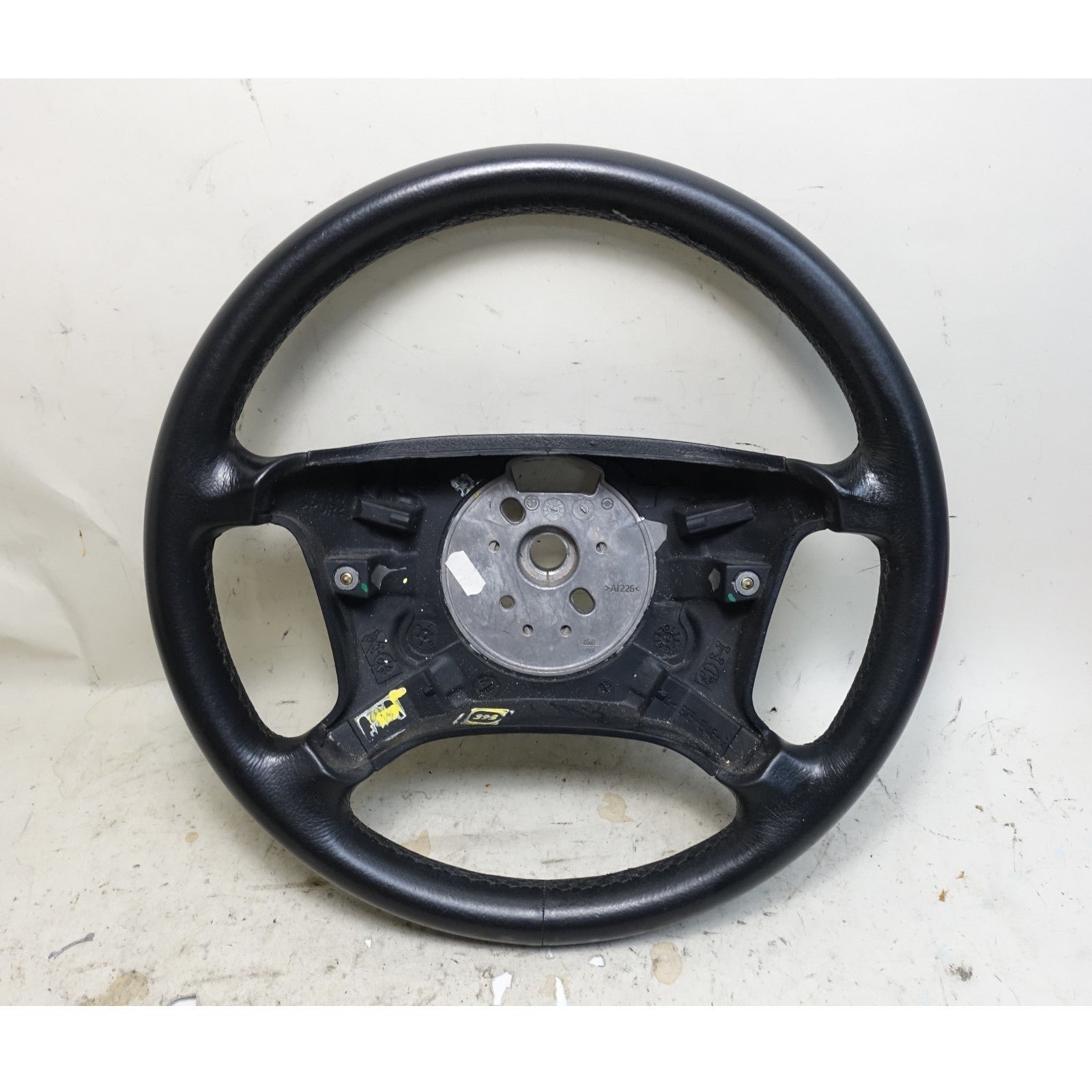 2000-2005 BMW E46 3-Series 4-Door Factory Steering Wheel Leather 4-Spoke OEM
