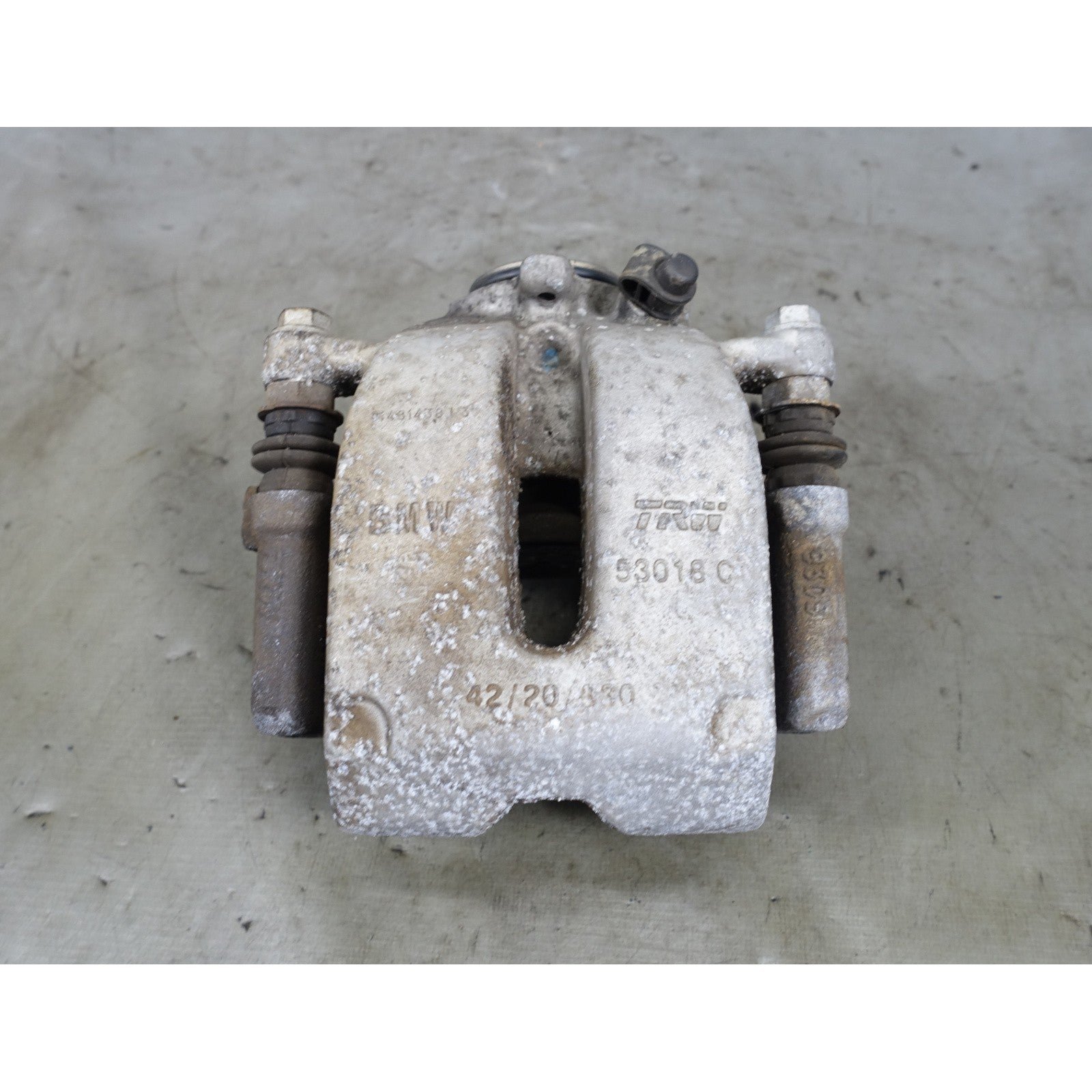 18-25 BMW G01 X3 G02 X4 30i 4-Cyl Factory Left Rear Brake Caliper w Bracket OEM