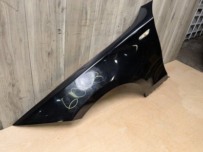 2012 BMW 135i E88 Front Left Driver Fender Panel SCHWARZ II (668)