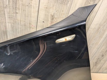 2012 BMW 135i E88 Front Left Driver Fender Panel SCHWARZ II (668)