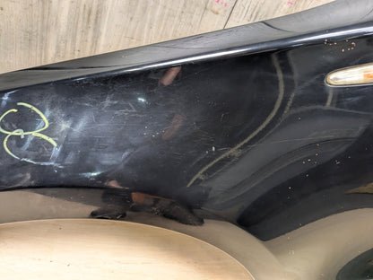 2012 BMW 135i E88 Front Left Driver Fender Panel SCHWARZ II (668)