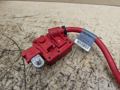 OEM BMW E82 E88 E90 E92 328 335 M3 Battery Plus Pole Terminal Positive Red Cable
