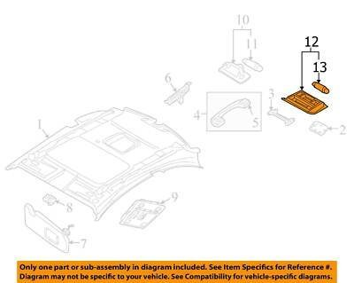 OEM BMW E82 E84 *E92* M3 Roof Console Dome Light SOS Switch