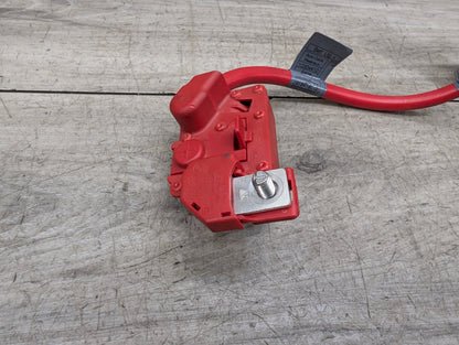 06-13 OEM BMW E88 E90 E92 M3 335 Battery Plus Pole Terminal Positive Red Cable
