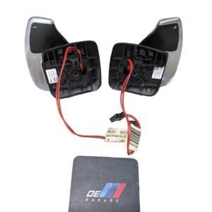 11-13 OEM BMW E90 E92 E88 E82 135 335 LCI Steering Wheel Paddle Shifter SET
